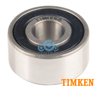 Rodamiento rigido de bolas, 62303-2RS, Diametro interno 17 mm,  Diametro externo 47 mm, Ancho 19 mm, TIMKEN