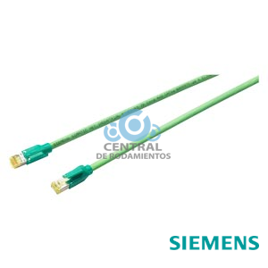 Industrial Ethernet TP Cord RJ45/RJ45, Cat 6A, cable de par trenzado 4 × 2, confeccionado con 2 conectores RJ45, longitud 2 m