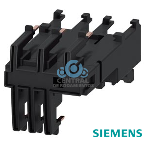Bloque de conexión eléctrico y mecánico para 3RV2011 y 3RT201. borne de resorte