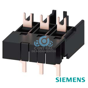 Bloque de conexión para borne de tornillo eléctrico y mecánico para 3RV2.1/3RV2.2 y 3RT2.2. Mando por AC