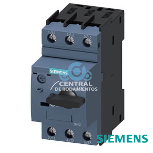 Interruptor automático tamaño S0 para protección de motores, CLASE 10 Disparador por sobrecarga con retardo según intensidad 2,2...3,2 A Disparador de cortocircuito 42 A borne de tornillo