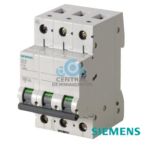 Automático magnetotérmico 400V 6kA, 3 polos, C, 6A Interruptor automático 400V 6kA, 3 polos, C, 6A