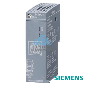 [6ES71936AR000AA0] SIMATIC ET 200SP, adaptador de bus BA 2xRJ45, 2 conectores hembra RJ45