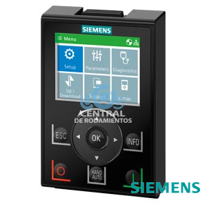 SINAMICS G Intelligent Operator Panel IOP-2 para SINAMICS G120, G120P G110M, G110D, G120D, G120C ET 200PRO FC-2 idiomas soportados: alemán, inglés, francés italiano, español portugués,