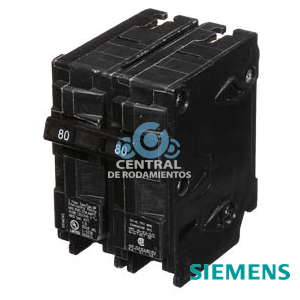 Siemens Low Voltage Interruptores automáticos residenciales Interruptores pequeños termomagnéticos Interruptores - Tipo QP/MP 2 polos 120/240 V AC son circuitos, redes de centro de carga de