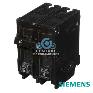Siemens Low Voltage Interruptores automáticos residenciales Interruptores pequeños termomagnéticos Interruptores - Tipo QP/MP 2 polos 120/240 V AC son circuitos, redes de centro de carga de