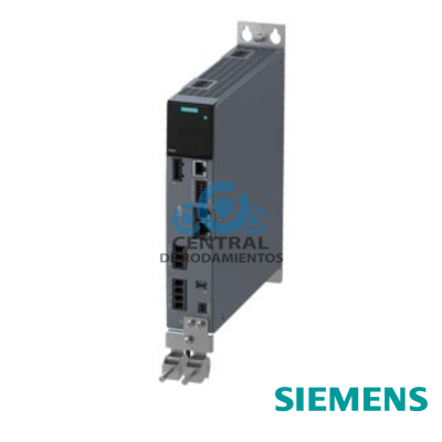 SINAMICS S210 Tensión de entrada: 200-480 V 3 AC –10 %/+10 % 3,8 A 45-66 Hz Tensión de salida: entrada 0 V 3,0 A 0-550 Hz Motor: 1,0 kW clase de protección: IP20 tamaño A 50 × 270 × 220 (An × Al × P)