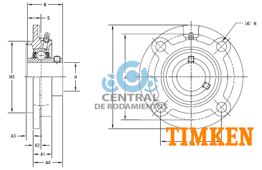 [UCFC210-TIMKEN] CHUMACERA